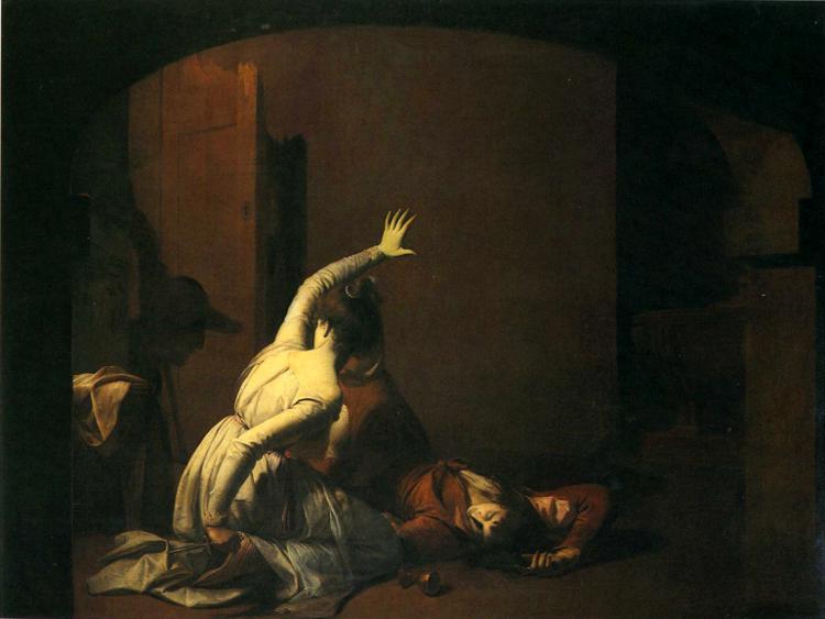 Joseph wright of derby The Tomb Scene oil painting image